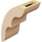 Ekena Millwork 5-inch W x 8-inch D x 12-inch H Ozark Rough Cedar Woodgrain TimberThane Knee Brace, Primed BRCUR05X08X12OZKRCPR - alternate 6